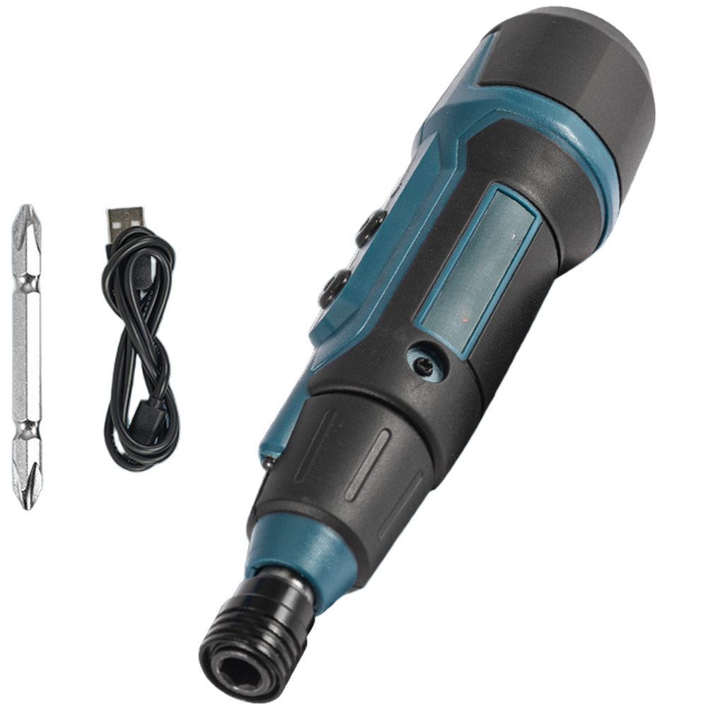 Electric Screwdriver Rechargeable Usb - 3.6V Cordless Electric Screwdriver Built-in LED