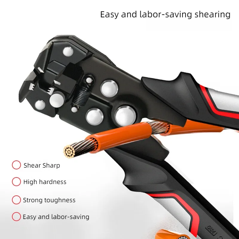 Automatic Wire Stripper Cutter - Deli Automatic Wire Stripper Multi-Functional Cable