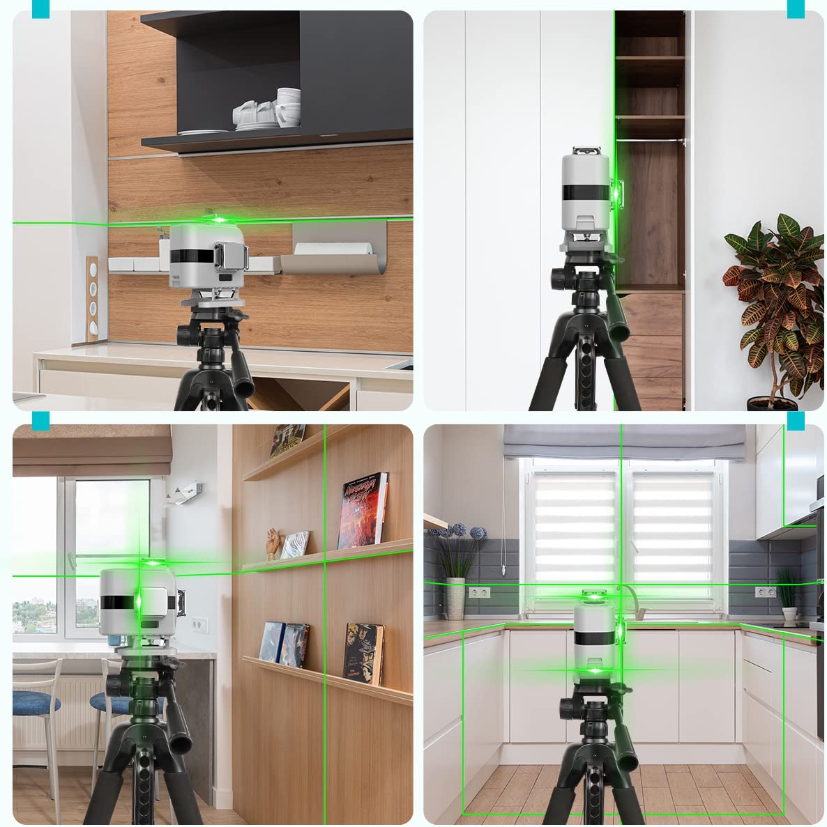 DS04CG Self-Leveling 16 Cross  - Laser Level 16 Lines 4D Green recension och pris