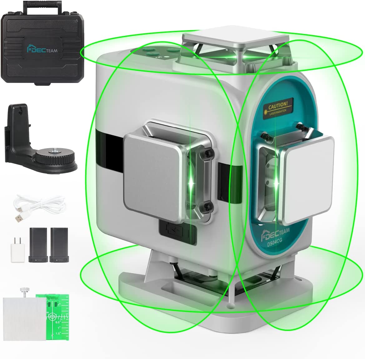 DS04CG Self-Leveling 16 Cross  - Laser Level 16 Lines 4D Green recension och pris