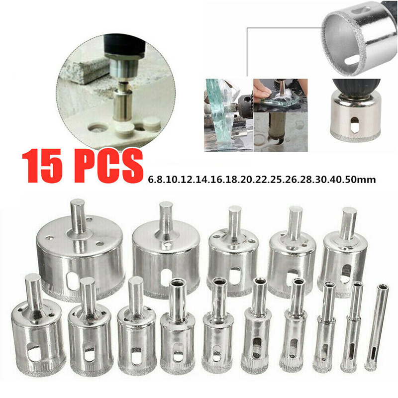 10/15pcs Set Tile drill bit Se - Reciprocating Saw Attachment Drill recension och pris