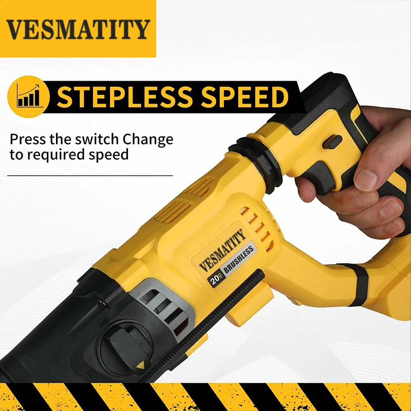 Vesmatity Brushless Cordless H - Brushless Cordless Electric Drill 18V recension och pris