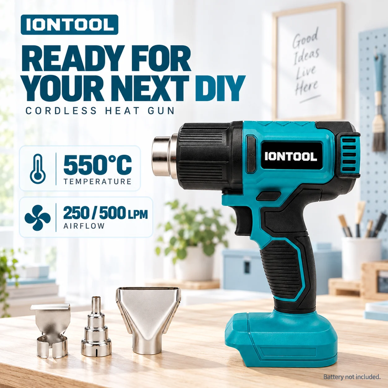 IONTOOL Durable Cordless Heat  - Cordless Heat Gun For Shrink Tubing recension och pris