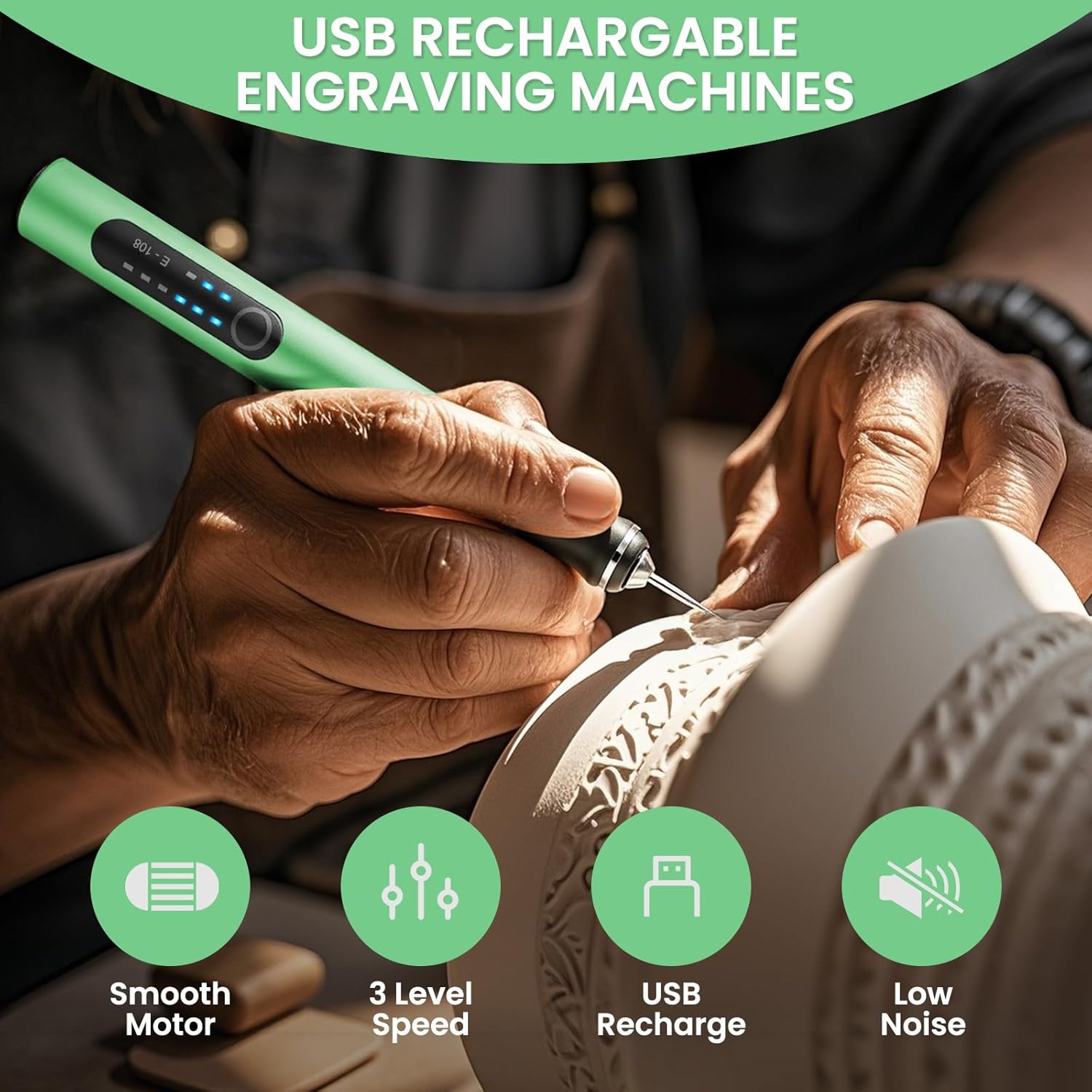 Electric Engraving Pen Cordles - Electric Screwdriver Rechargeable Usb recension och pris