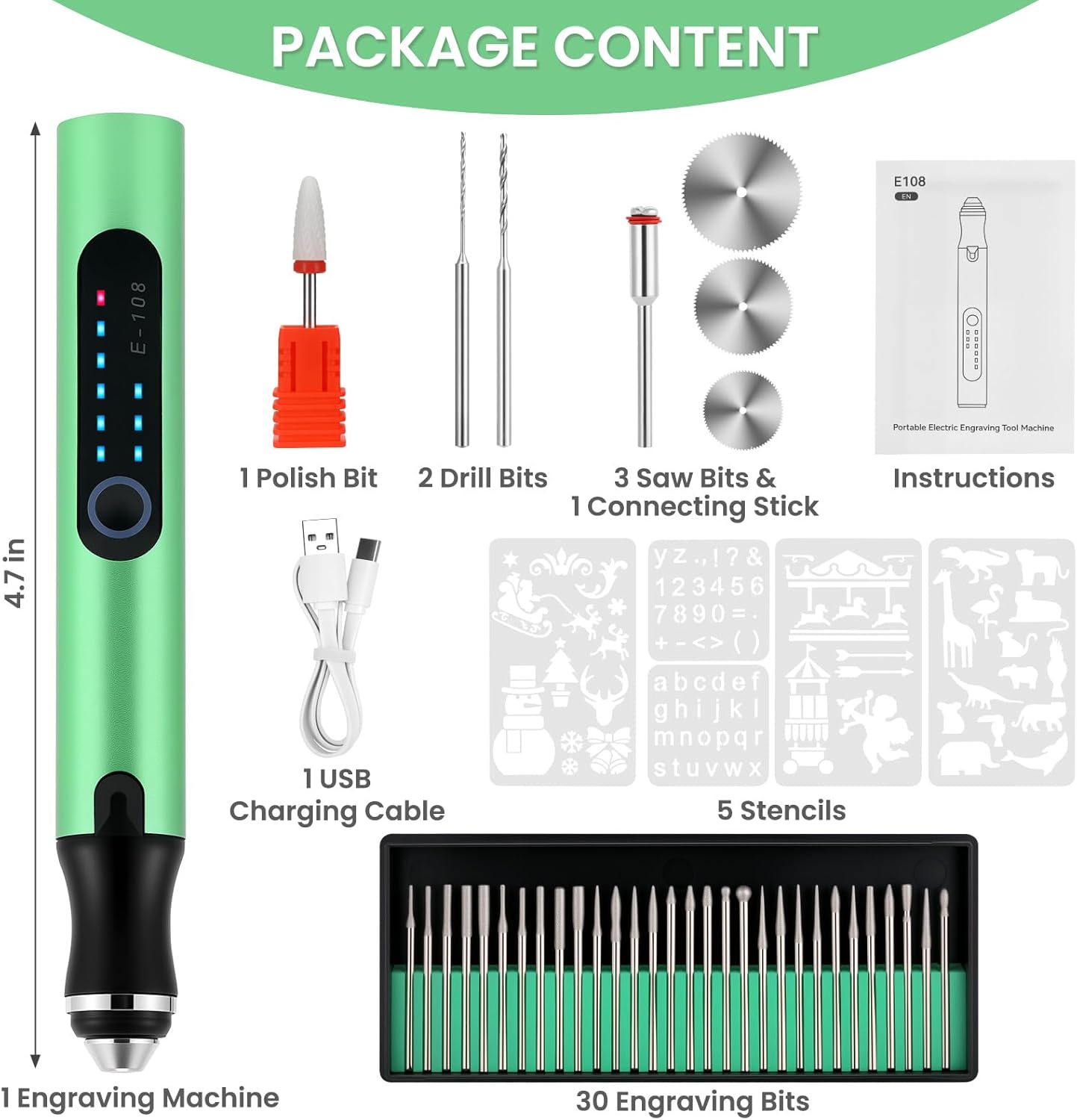 Electric Engraving Pen Cordles - Electric Screwdriver Rechargeable Usb recension och pris