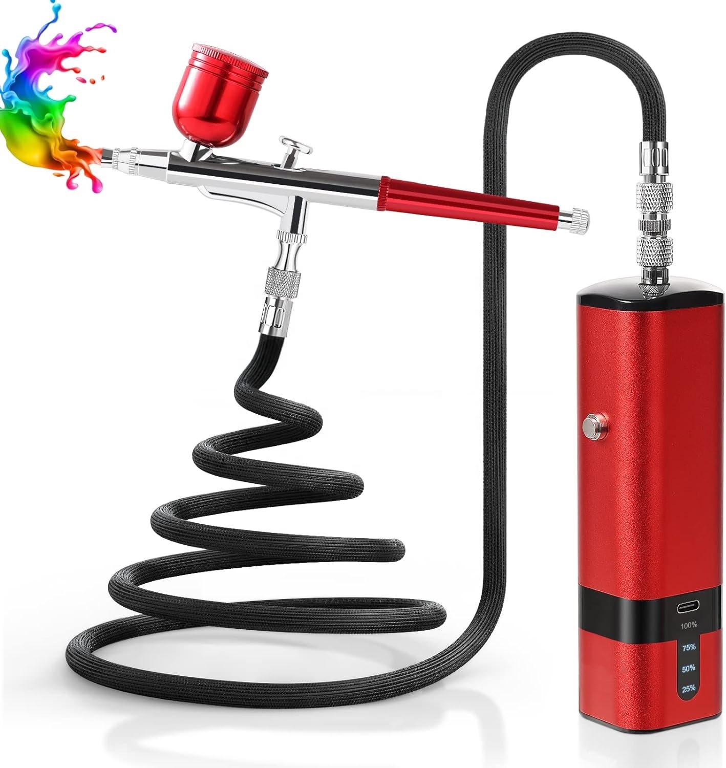 Airbrush Kit with Compressor,  - Airbrush Kit With Mini Compressor recension och pris