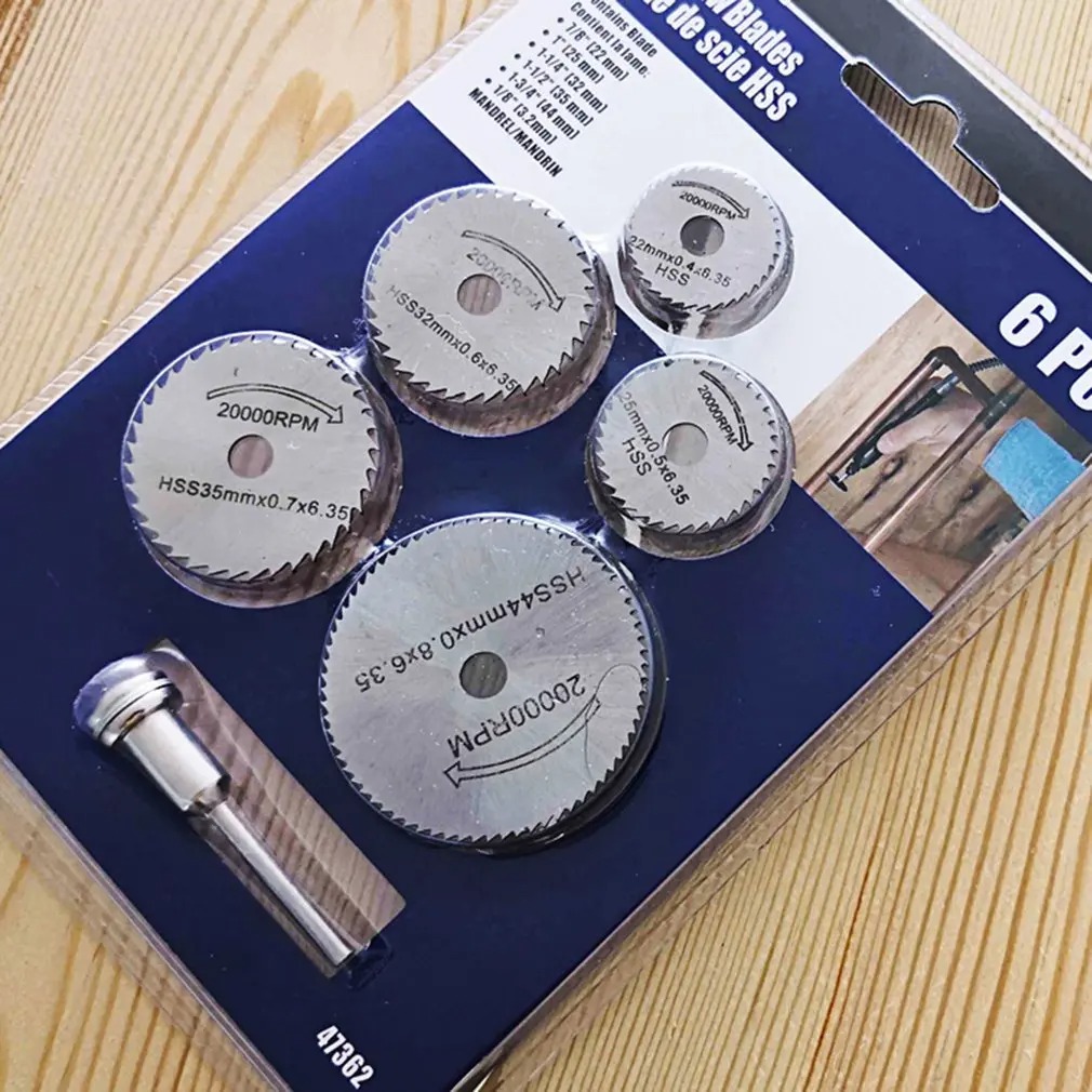 6Pcs HSS Circular Saw Blade Ro - Cordless Rotary Tool Kit Accessories recension och pris