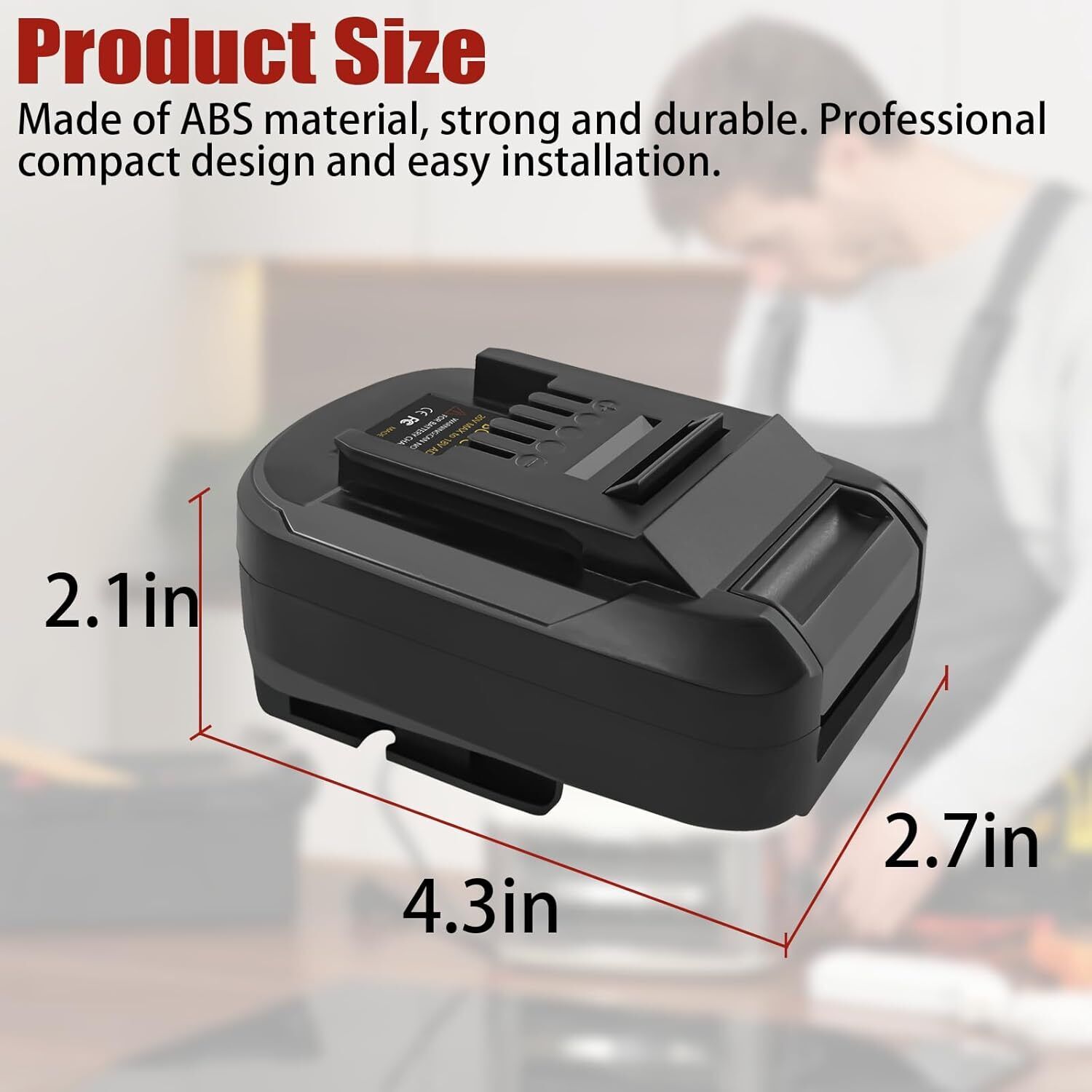 Battery Adapter for Bosch 18V  - Brushless Cordless Electric Drill 18V recension och pris