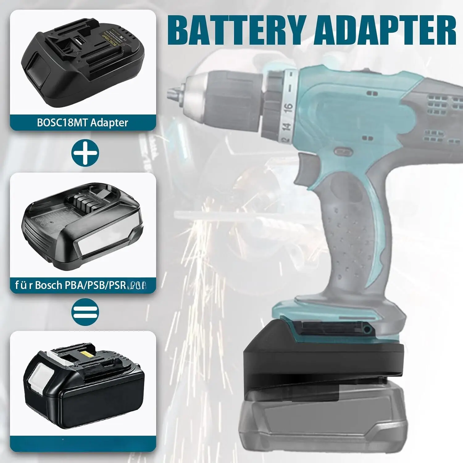 for Bosch work on for Makita T - Brushless Cordless Electric Drill 18V recension och pris