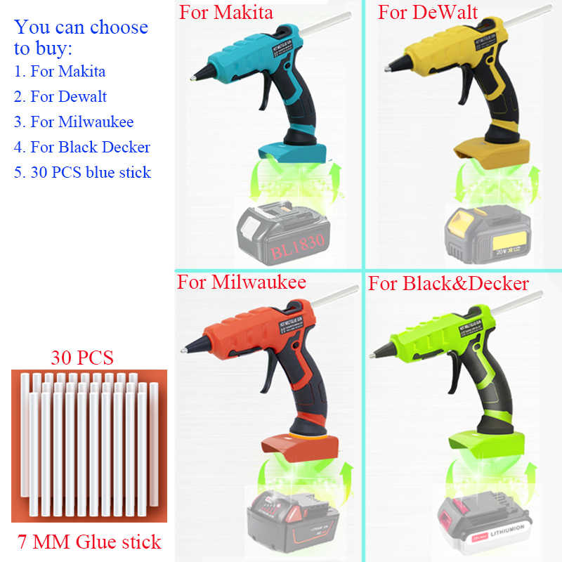 50W Cordless Hot Glue Gun For  - Hot Melt Glue Gun Cordless recension och pris