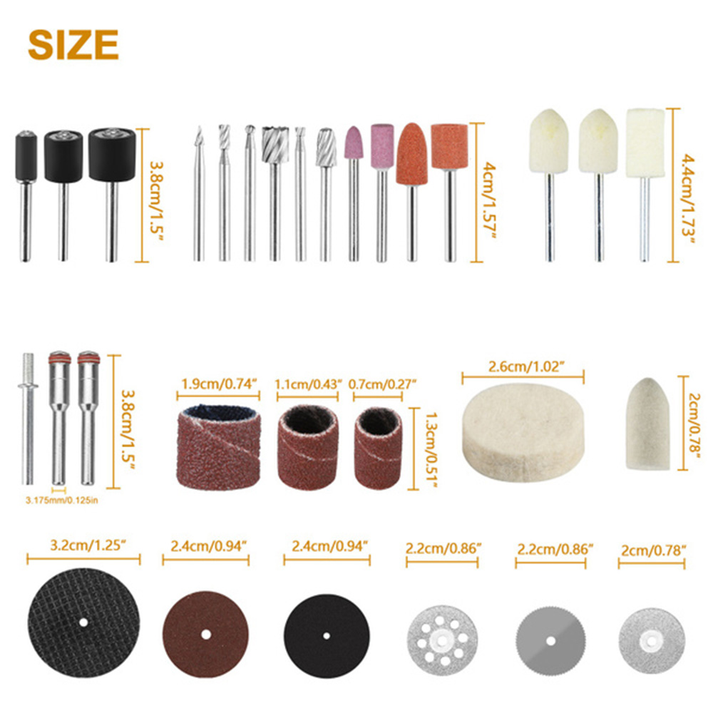 40~217Pcs Power Tools Rotary T - Cordless Rotary Tool Kit Accessories recension och pris