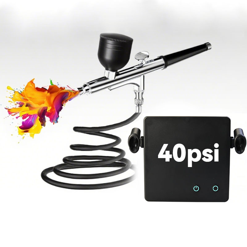 T001A Airbrush Paint Spray Gun - Airbrush Kit With Mini Compressor recension och pris