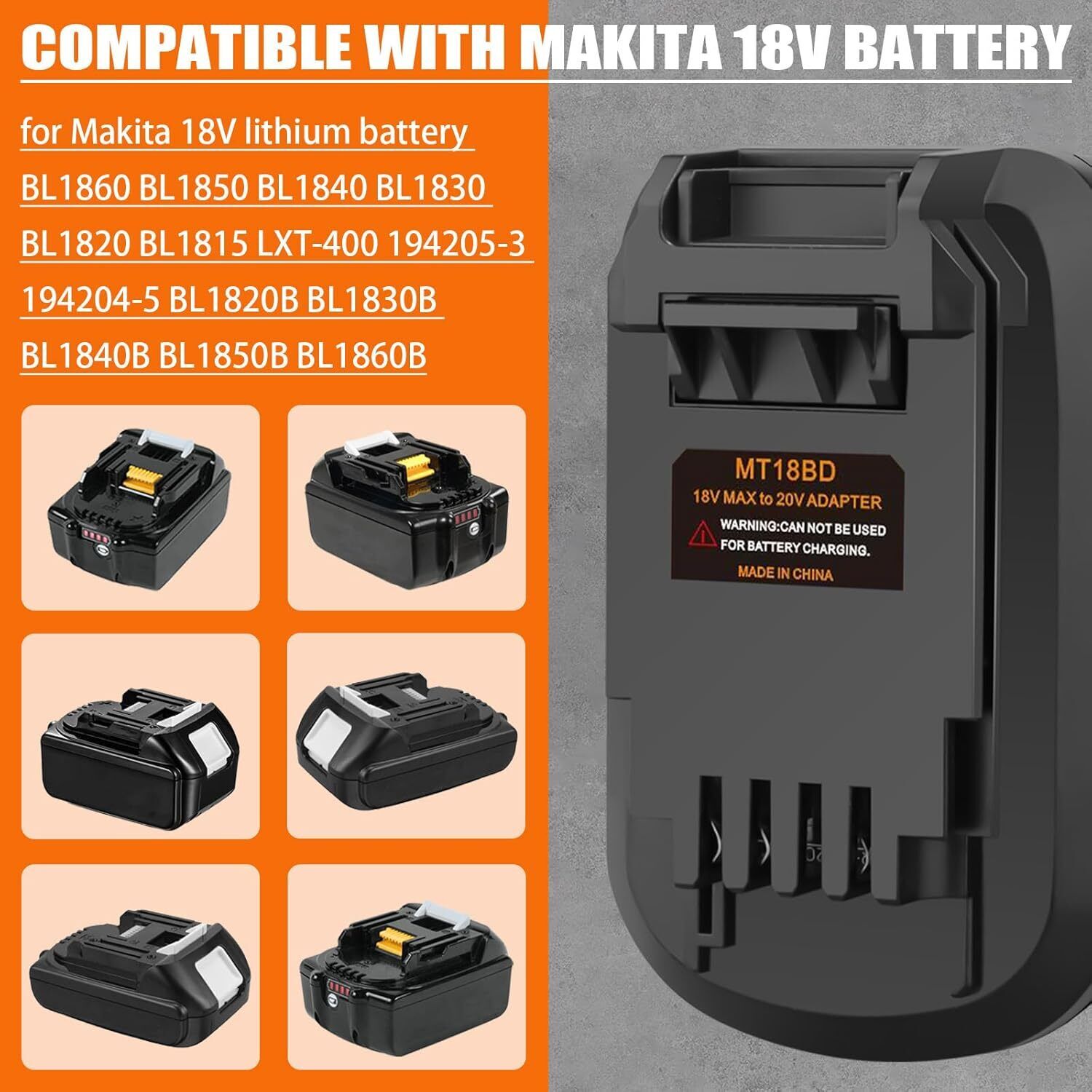 Converter for Makita to for Bl - Brushless Cordless Electric Drill 18V recension och pris