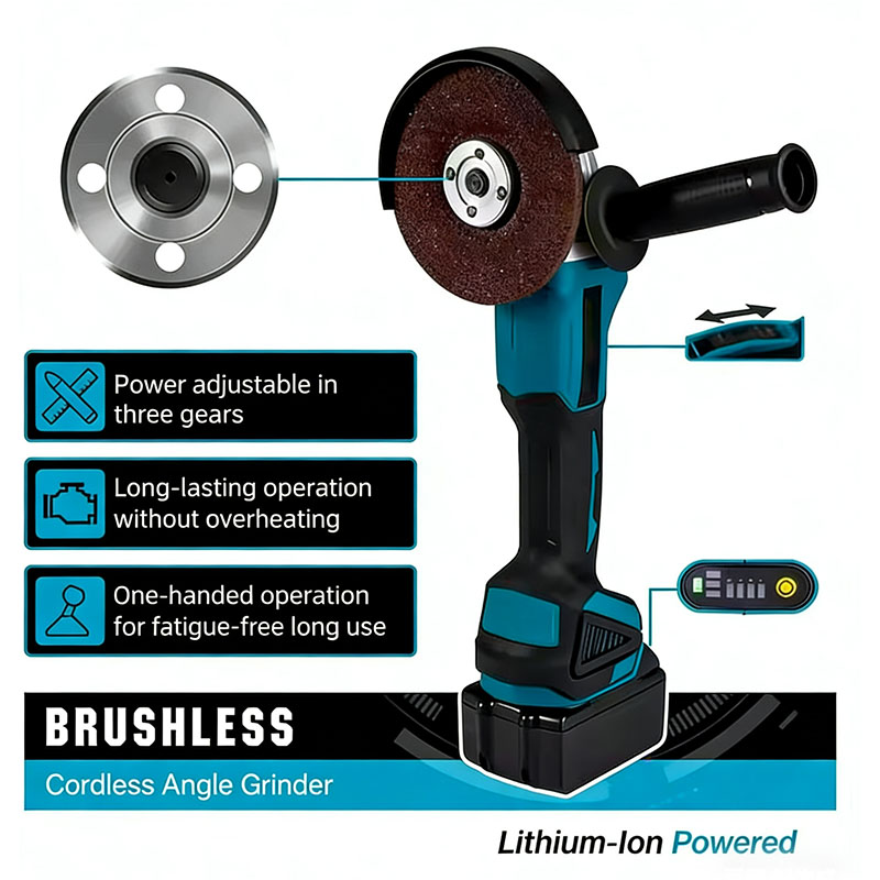 Makita DGA404 Brushless Electr - Brushless Angle Grinder Battery Powered recension och pris